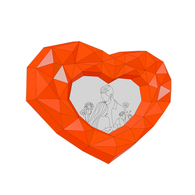 Heart Photo Frame Wall Art