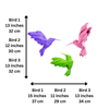 Hummingbird Wall Hanging for Home Decor (DIY Papercraft)