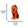 Sitting Lion 3D Model