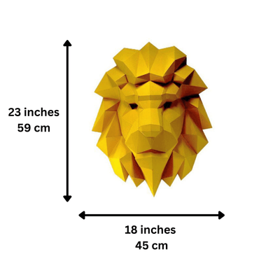 Lion Head Wall Art Decor