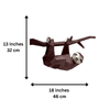 Hanging Sloth Model for Home Decor (DIY Papercraft)